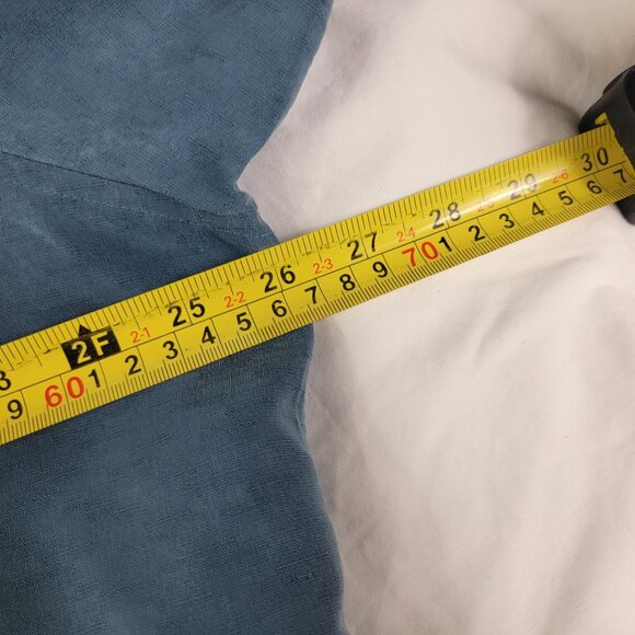 REI Mens XL Blue Short Sleeve Button Up Shirt Casual Camping Outdoor Summer - Picture 11 of 13